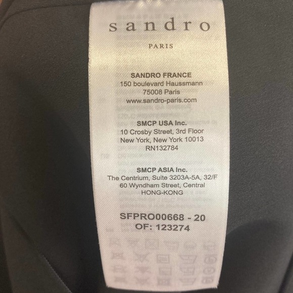 SANDRO PARIS Camelia Crocheted Lace Mini Dress - Picture 10 of 12